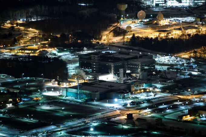 A helicopter view of the National Security Agency January 28, 2016 in Fort Meade, Maryland. (Photo: BRENDAN SMIALOWSKI/AFP/Getty Images)