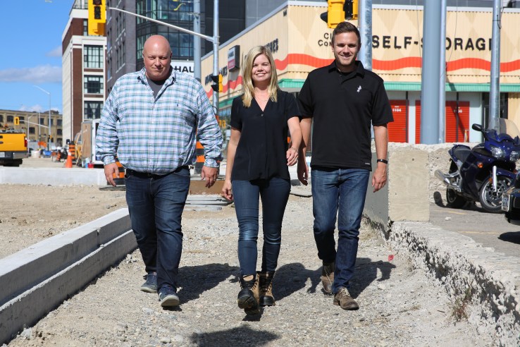Dozr co-founders Tim Forestell, Erin Stephenson and Kevin Forestell. 