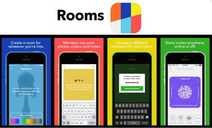 Facebook's 2014 standalone Rooms app that it shut down in 2015