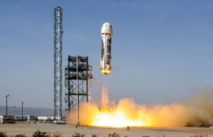 Fourth successful launch of the same New Shepard vehicle during test flights / Image courtesy of Blue Origin