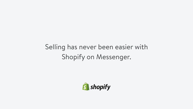 Shopify now lets stores sell directly in Facebook Messenger | TechCrunch