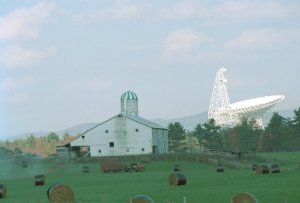 Green Bank Telescope in Pocahontas County, West Virginia / Image courtesy of West Virginia University