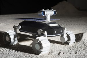 Illustration of TeamIndus Rover on the Moon / Image courtesy of TeamIndus