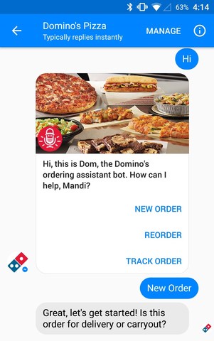 Domino S Now Lets You Order From Its Full Menu Via Messenger No