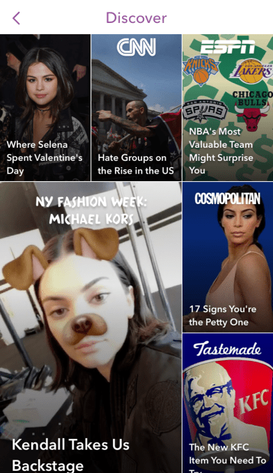 Snapchat Discover