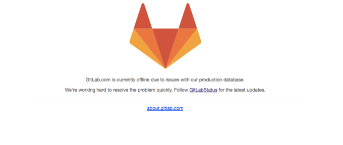 GitLab is down